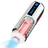 Ares - Copa de masturbación telescópica automática con succión